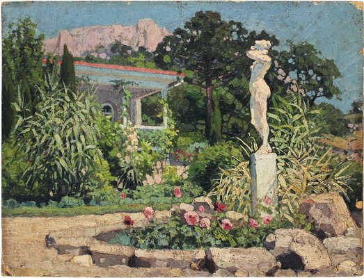 Гославский Петр Петрович. В парке Алупки